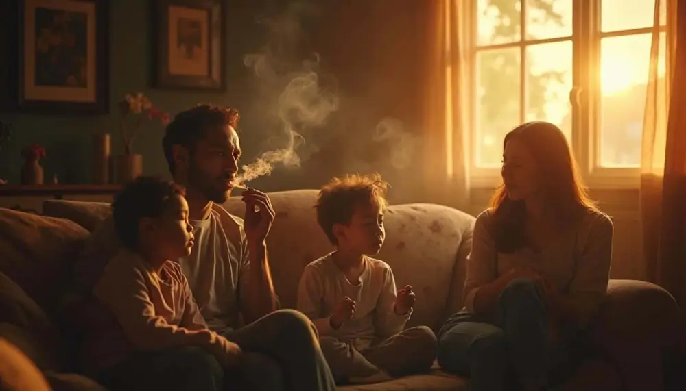 Health risks of secondhand smoke on children and adults.