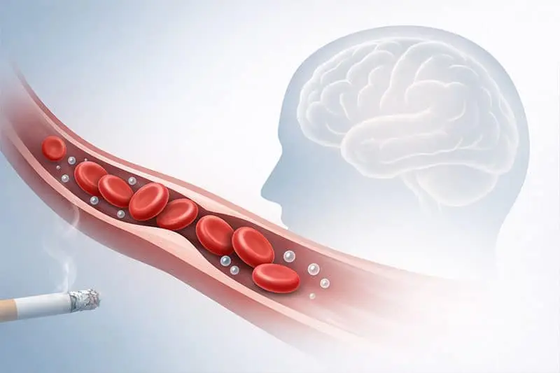 smoking-reduced-oxygen-brain-headache-mechanism