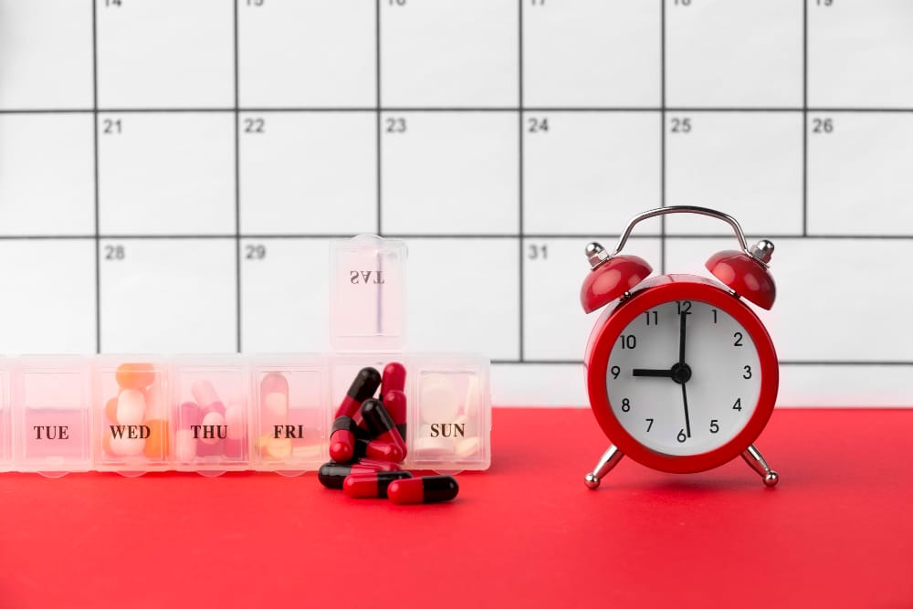 Timeline showing how quitting nicotine improves immune health over time.