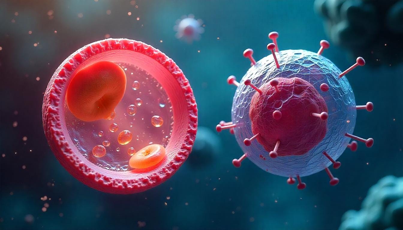 llustration showing how smoking causes oxidative stress and damages cells at the DNA level.