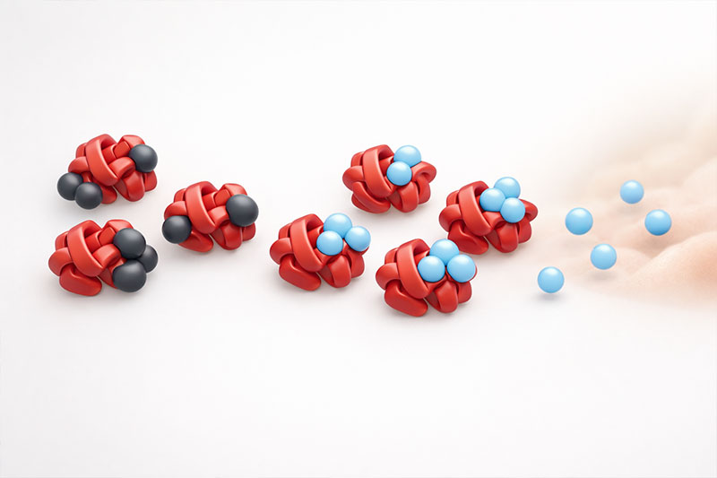 Why oxygen gets displaced even when lungs are working