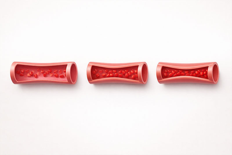 How nicotine tightens blood vessels