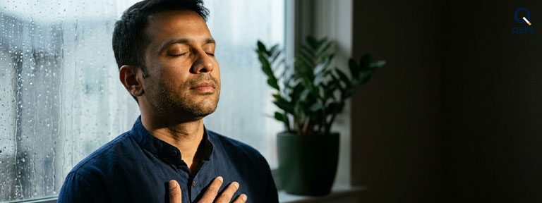 Hands releasing green leaves — representing freedom and the body's recovery after quitting smoking and tobacco